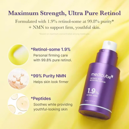 Medicube Retinol NWM Boosting Serum | Deeply Increases Natural Collagen Production
